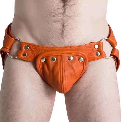 Real leather jockstrap men - leather, men's