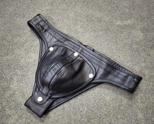 Men leather jockstrap - men’s,