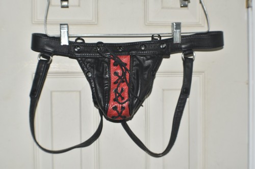 Leather adjustable jock - mr.,