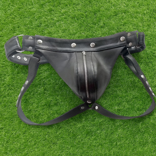 Real leather sexy - real, jockstrap
