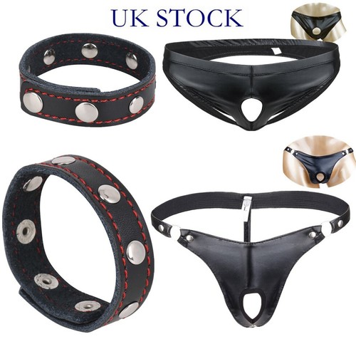 Men jockstrap leather briefs - men,