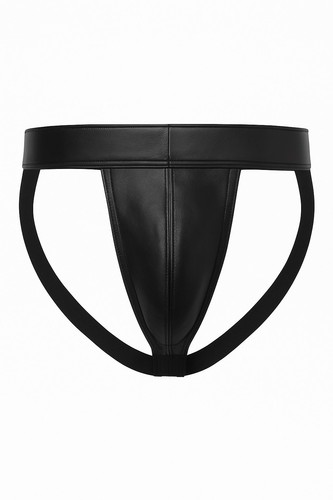 Genuine leather black - genuine, midde