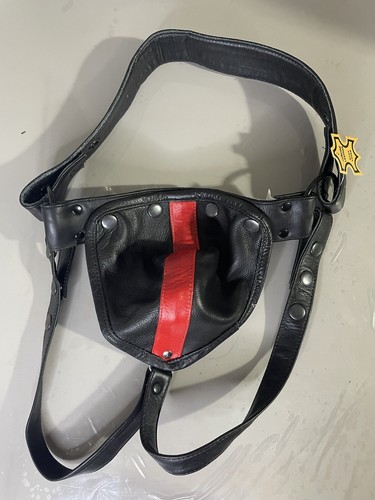 Genuine leather black - genuine,