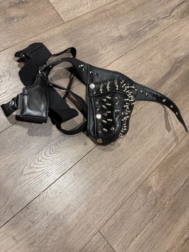 Men xxl leather studded - men's,