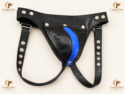 Mens black blue genuine - black,