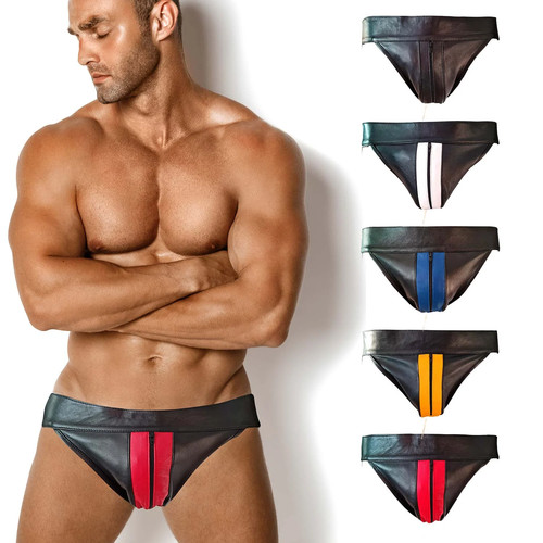 Rouge garments leather jocks - rouge,