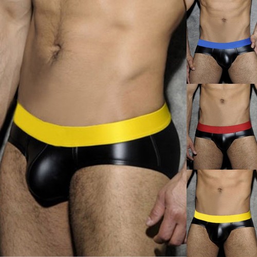 Mens faux leather for bikini - faux,
