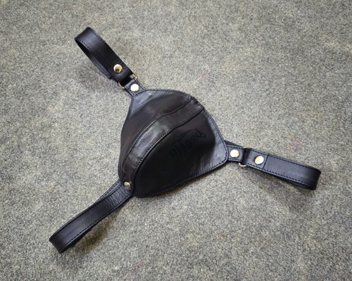 Men real leather - real, jockstrap