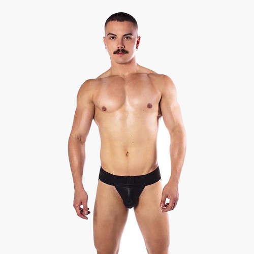 Prowler red leather jockstrap - red,